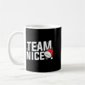 Team Nice Family Christmas Apparel Uni Kids &amp;  コーヒーマグカップ (左)