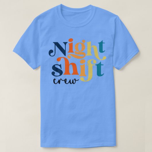 TEAM Night Shift Nurse ICU Nurse Team Critical Car Tシャツ (デザイン正面)