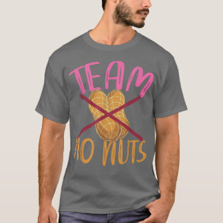 Team No Nuts Team Girl Baby Shower Party Funny Gen Tシャツ