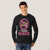 Team No Nuts Team Pink Gender Reveal Team Girl Tシャツ (正面フル)