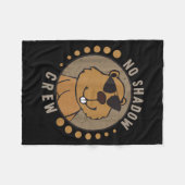 Team No Shadow Crew Groundhog Day フリースブランケット (正面(横))