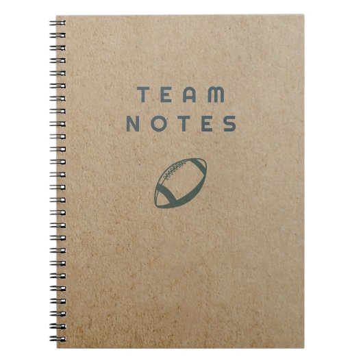 Team Notes - Football ノートブック (正面)