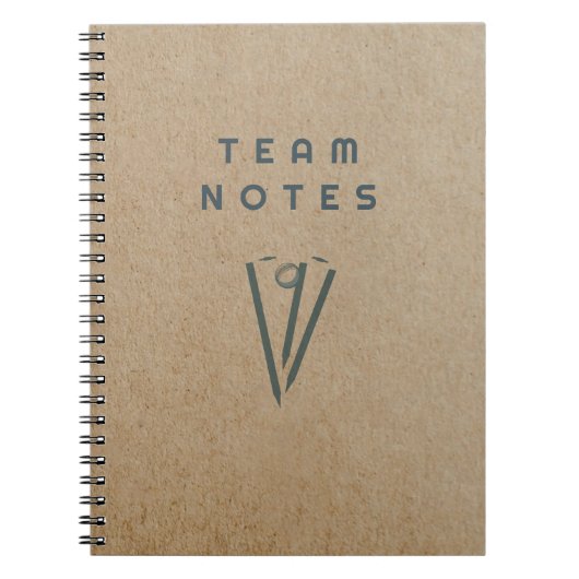Team Notes - for Cricket Coaches, Players & Fans  ノートブック (正面)