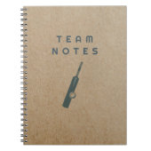 Team Notes - for Cricket Coaches, Players & Fans  ノートブック (正面)