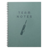 Team Notes - for Cricket Coaches, Players & Fans  ノートブック (正面)