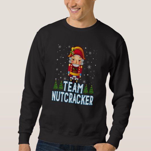 Team Nutcracker Ballet Christmas Cute スウェットシャツ (正面)