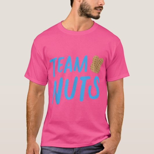 Team Nuts Funny Team Boy Baby Gender Reveal Party Tシャツ (正面)