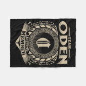 Team Oden Lifetime Member Funny Oden Family Name V フリースブランケット (正面(横))