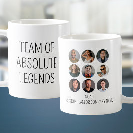 Team Of Absolute Legends 9 Photo Co-worker Office コーヒーマグカップ