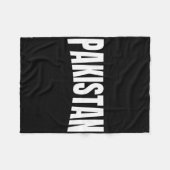 Team Pakistan World Cricket Cup Fan Shirt Jersey  フリースブランケット (正面(横))