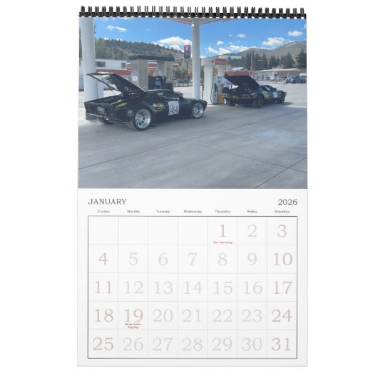 Team Pantera Racing - 2026 Calendar カレンダー (1月 2026)