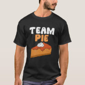 Team Pie Thanksgiving Pumpkin Pie Fall Season Men  Tシャツ (正面)