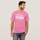 #Team PINK 乳がん啓発10月 Tシャツ (正面フル)