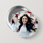 Team Player Custom Photo Button 缶バッジ (正面&裏面)