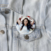 Team Player Custom Photo Button 缶バッジ (インサイチュ)