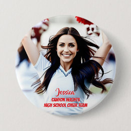 Team Player Custom Photo Button 缶バッジ