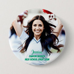 Team Player Custom Photo Button 缶バッジ
