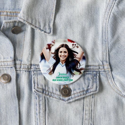 Team Player Custom Photo Button 缶バッジ (インサイチュ)