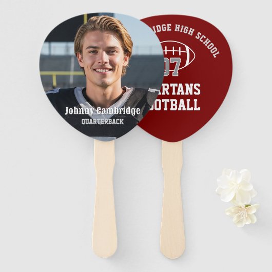 Team Player Head on a Stick | 10個セット ハンドファン (正面&裏面)