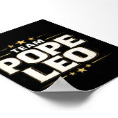 Team Pope Leo Printable  Digital Download ポスター (角)