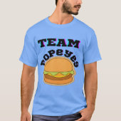 Team Popeyes Chicken Sandwich Gift Tシャツ (正面)