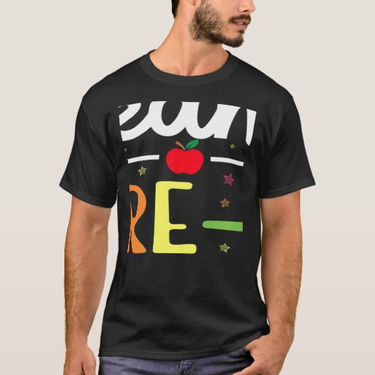 Team Pre K Teacher Back To School 1 Tシャツ (正面)