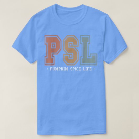 Team PSL Cute Pumpkin Spice Latte Lover Fall Autum Tシャツ (デザイン正面)