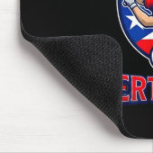 Team Puerto Rico Baseball Flag Patriotic マウスパッド (コーナー)