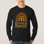 Team Pumpkin Spice Latte  For Fall Season Coffee A Tシャツ (正面)