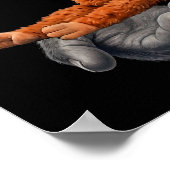 Team Punch Monkey With Toy Six Seven Style ポスター (角)