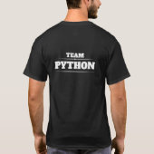 TEAM PYTHONの反転 Tシャツ (裏面)