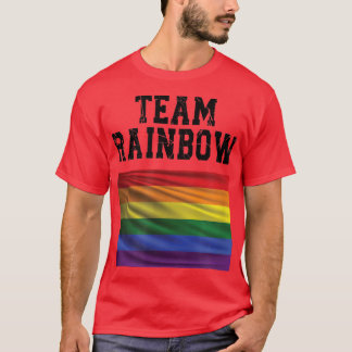 Team Rainbow, LGBTQ, LGBT, Gay-Pride T-Shirt Tシャツ