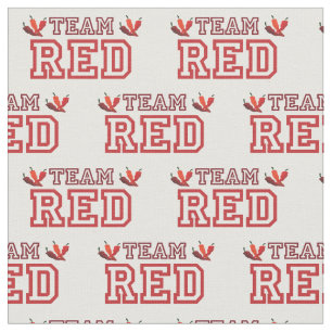 TEAM REDチリ織物 ファブリック