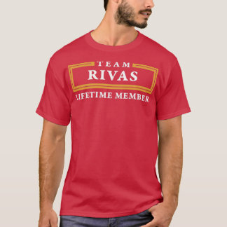 Team Rivas Lifetime Member Surname  Tシャツ