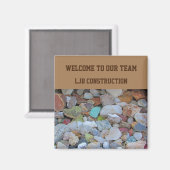 Team Rock Collection Photo Employeeへようこそ マグネット (正面/裏面)