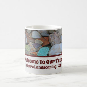 Team Rock Gem Photo New Employeeへようこそ コーヒーマグカップ