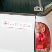 team_ronda、チームロンダ、www.TeamRonda.comまたはs… バンパーステッカー (トラック上)