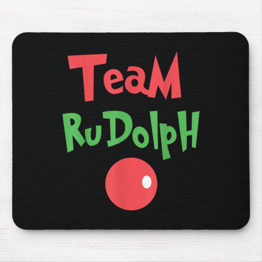 Team Rudolph - Rudolph The Red Nose Reindeer  マウスパッド (正面)