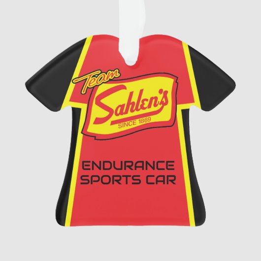 Team Sahlen crew uniform ornament  オーナメント (正面)