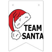 Team Santa ,Cool Christmas Gift バンティングフラッグ (第3の旗)