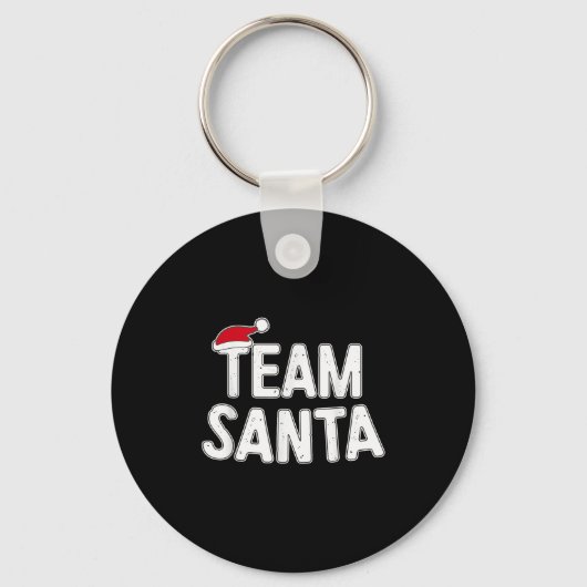 Team Santa Shirt Adult Kids Christmas Santa Squad  キーホルダー (正面)