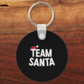 Team Santa Shirt Adult Kids Christmas Santa Squad  キーホルダー (正面)