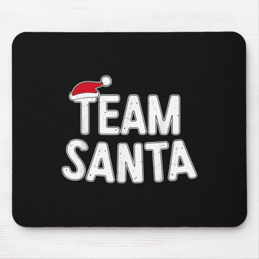 Team Santa Shirt Adult Kids Christmas Santa Squad  マウスパッド (正面)