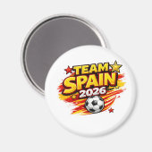 TEAM SPAIN 2026 ファン | 愛国 スペイン サッカー マグネット (正面/裏面)