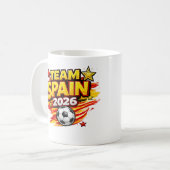TEAM SPAIN 2026 マグカップ | 愛国的なスペインの足 (正面左)