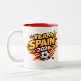 TEAM SPAIN 2026 マグカップ | 愛国的なスペインの足