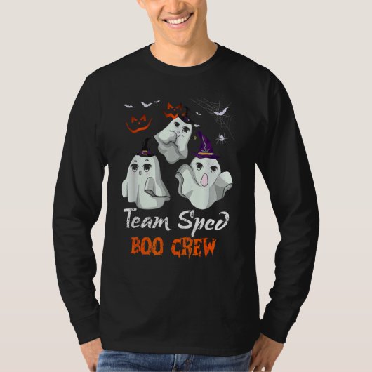 Team SPED Boo Crew Halloween Ghost SPED Special Ed Tシャツ (正面)