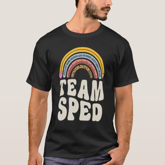 Team SPED Teacher Special Education Speducator Wom Tシャツ (正面)