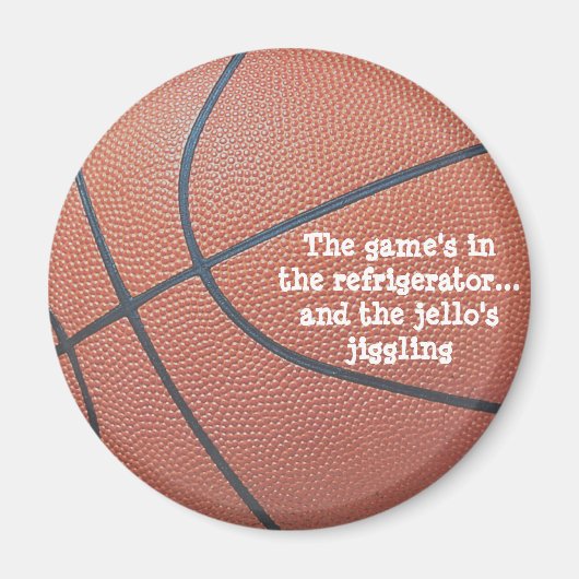 Team Spirit_Basketballテクスチャ マグネット (正面)