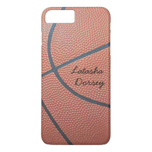 Team Spirit_Basketballテクスチャlook_パーソナライズされた iPhone 8 Plus/7 Plusケース